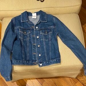 Hard Rock Cozumel denim jacket with all hardware with Hard Rock engraved on all.